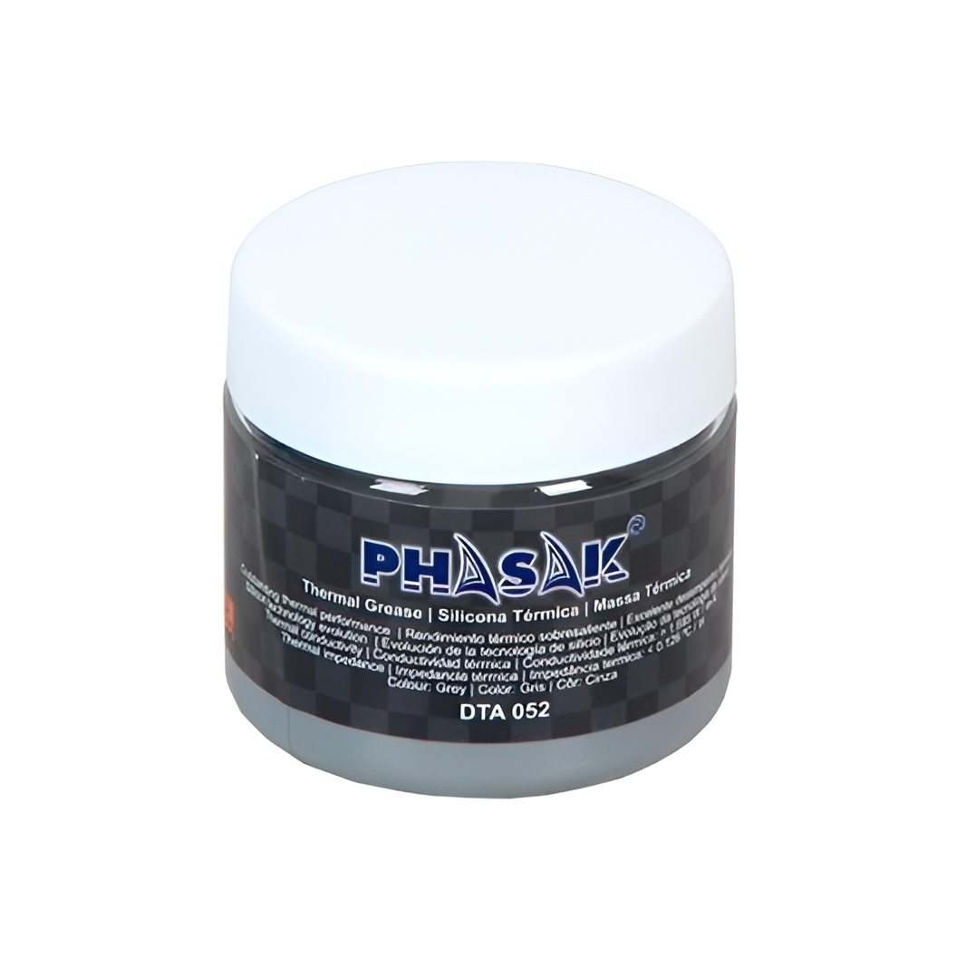 Phasak DTA 052 - Pasta térmica, 50 Gramos, Gris
