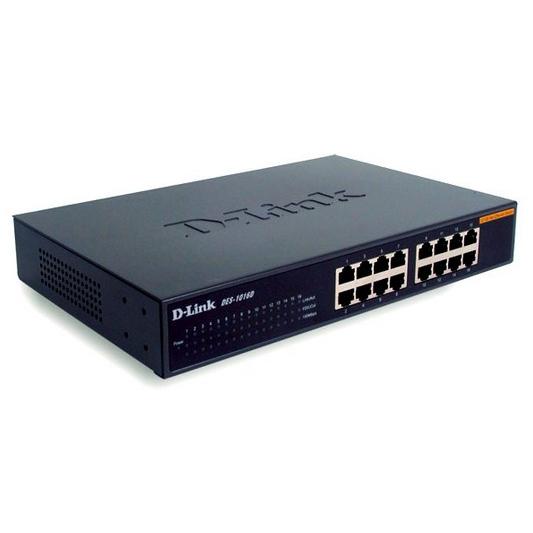 D-Link DES-1016D/E 16 puertos RJ-45 DES-1016D