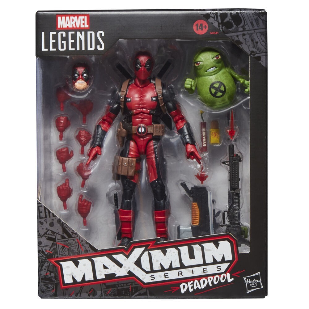 FIGURA DEADPOOL MAXIMUN SERIES MARVEL LEGENDS 15CM