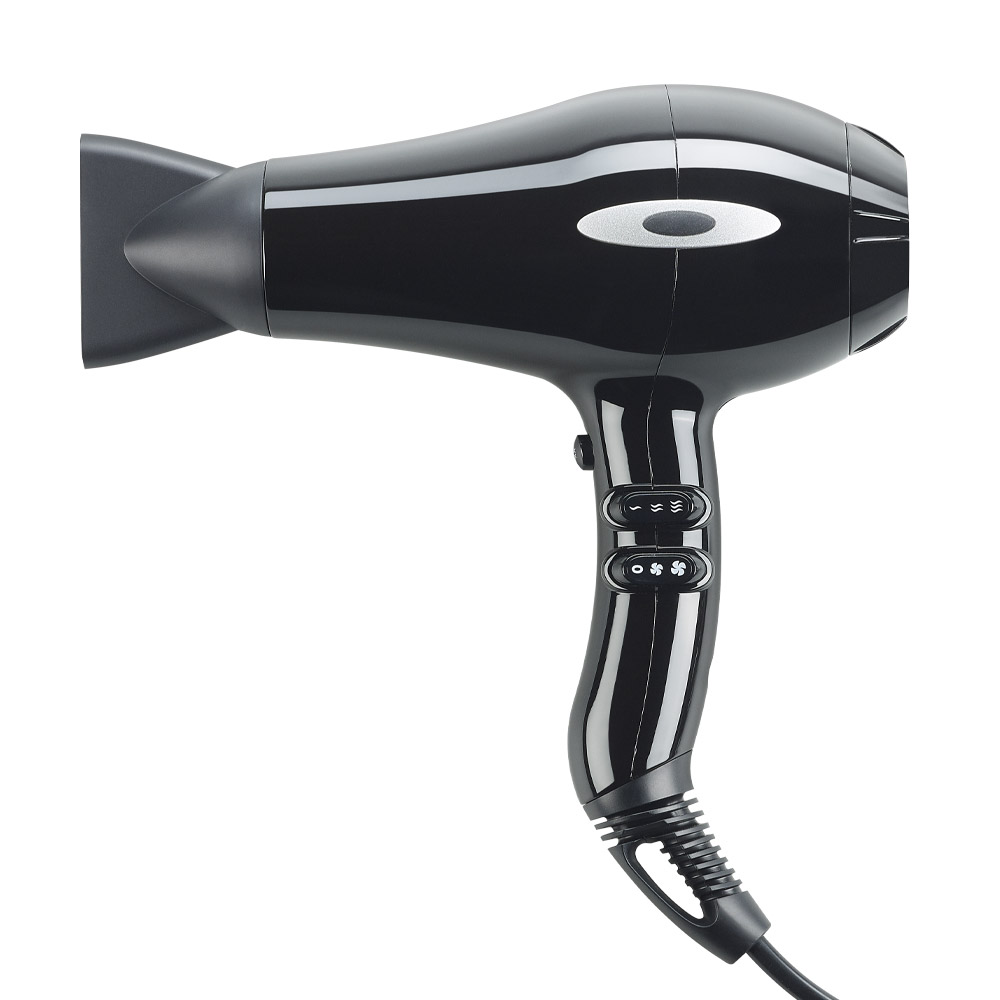 Ultron Boreas Secador de pelo Compacto Iónico AC Negro Brillante-secador de pelo