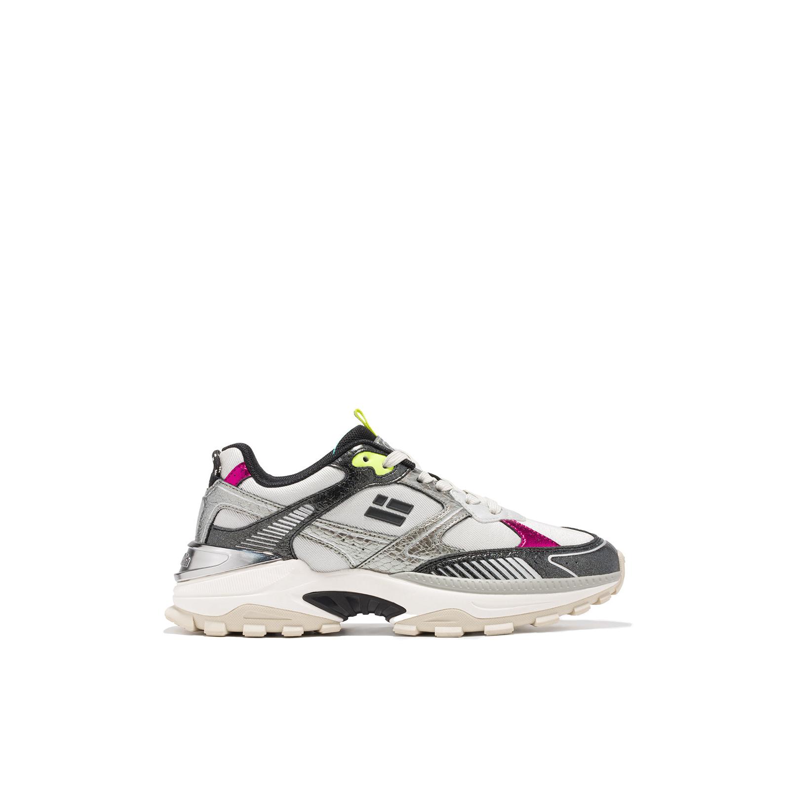 D.Franklin Zapatillas Deportivas Mujer  347 Track   Pla do Metálico - Zapatillas de vestir para Mujer - Moda casual Mujer