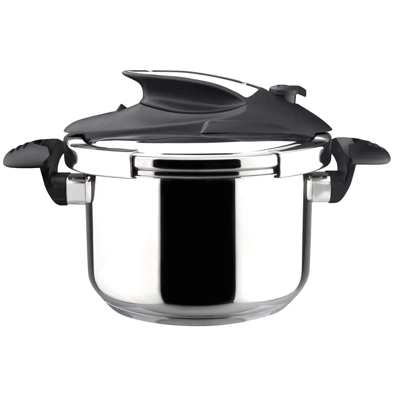 Magefesa Nova - Olla Express Rápida de Acero Inoxidable 18/10_ Sensor de Presión_ Cierre Fácil y Cómodo_ Cocina Sana_ Inducción_ Ahorro Energético