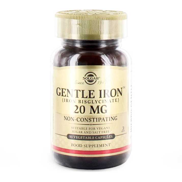 101249 Solgar Hierro Gentle® 20Mg   90 Capsulas.