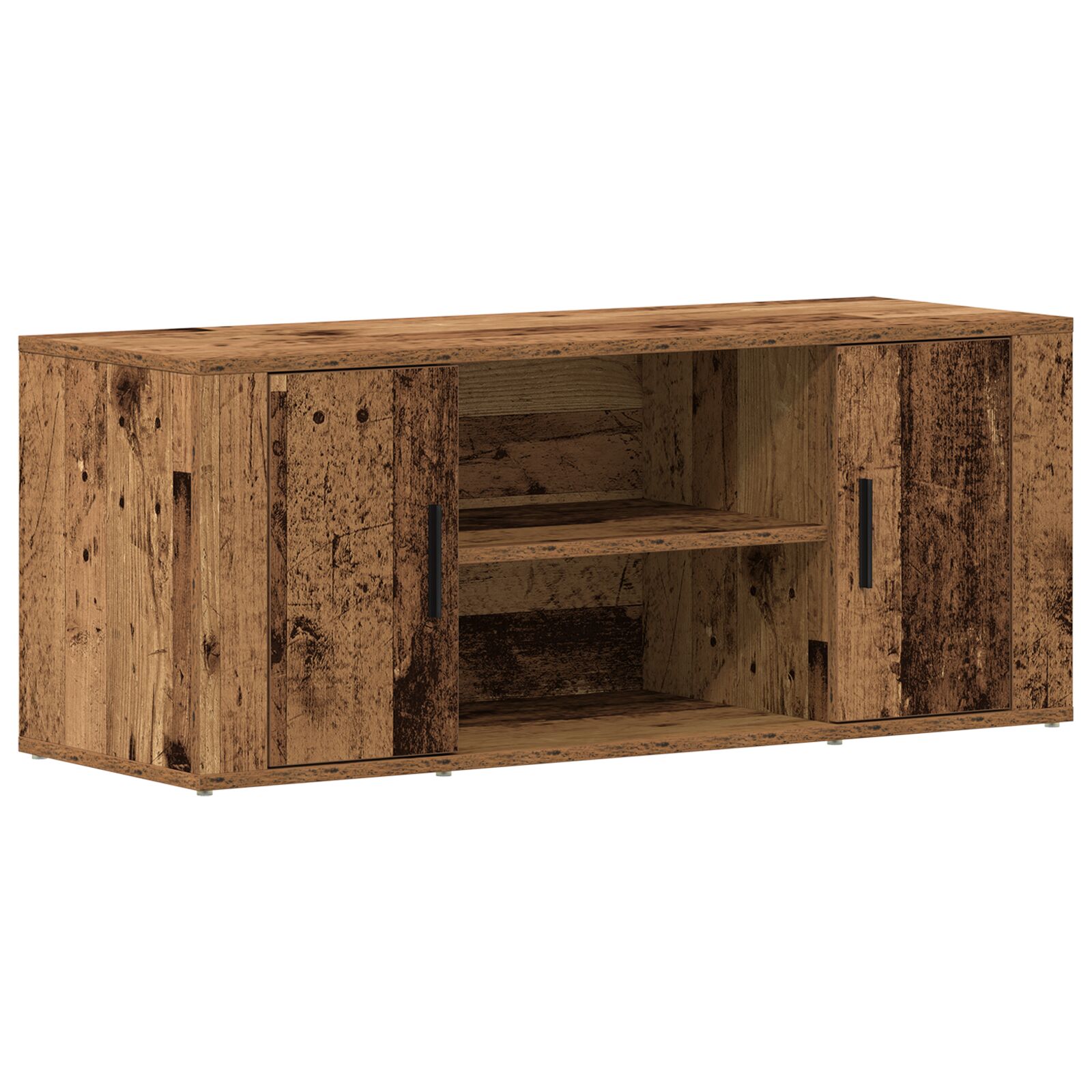 vidaXL Mueble de TV Madera Antigua 100x35x40 cm Madera Ingenierizada
