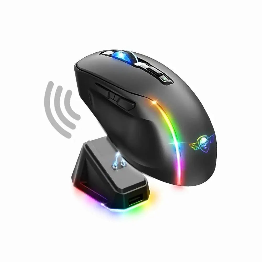 Spirit of Gamer Elite M50 Ratón Gaming Óptico Inalámbrico 8000 DPI Negro