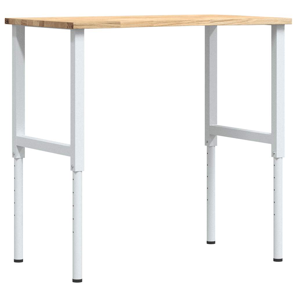 vidaXL Banco de trabajo madera roble 100x60x(71,5-98) cm