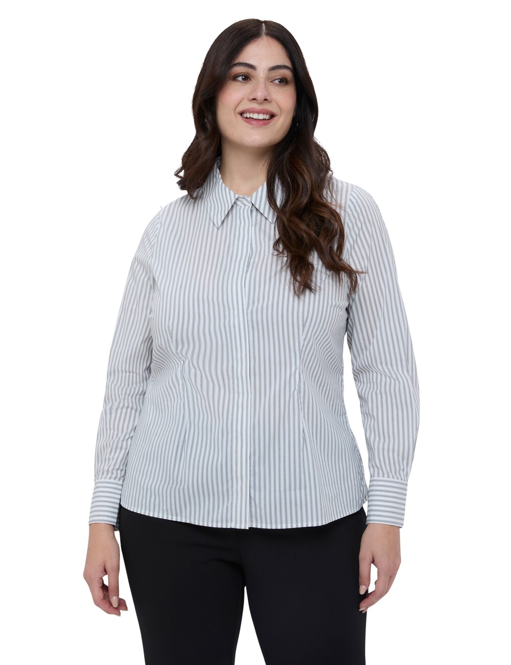 Fiorella Rubino - Camisa a rayas de algodón
