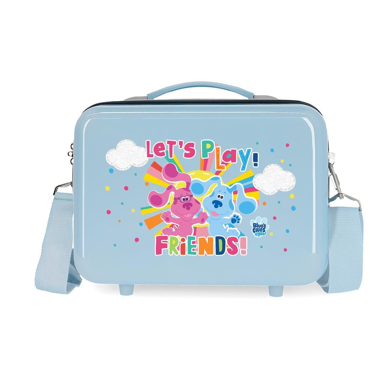 Neceser Abs Nickelodeon Blue's clues & you azul claro 21x29x15cm
