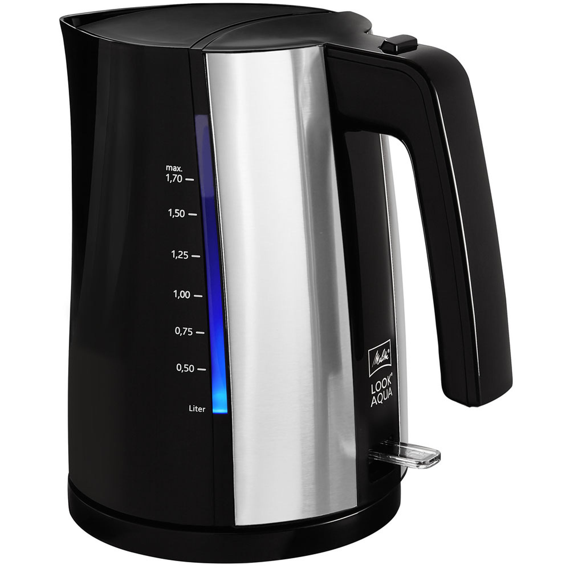 Melitta Hervidor de Agua Melitta Look Aqua 1026-02 1,7 Litros Libre de BPA Auto Off Elemento Calefactor