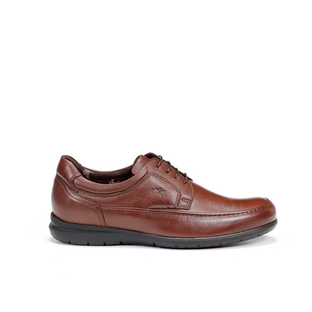 Zapatos Casual hombre FLUCHOS 8498 BLUCHER BORDÓN CASTAÑO 1987 XL