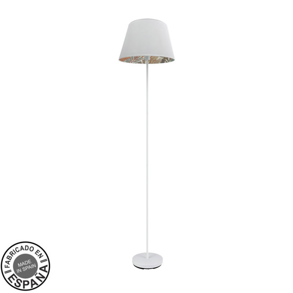 Pie salon tunez 1xe27 blanco/blanco-estampado