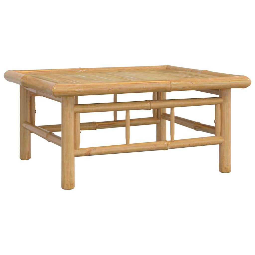 vidaXL Mesa de jardín bambú 65x55x30 cm