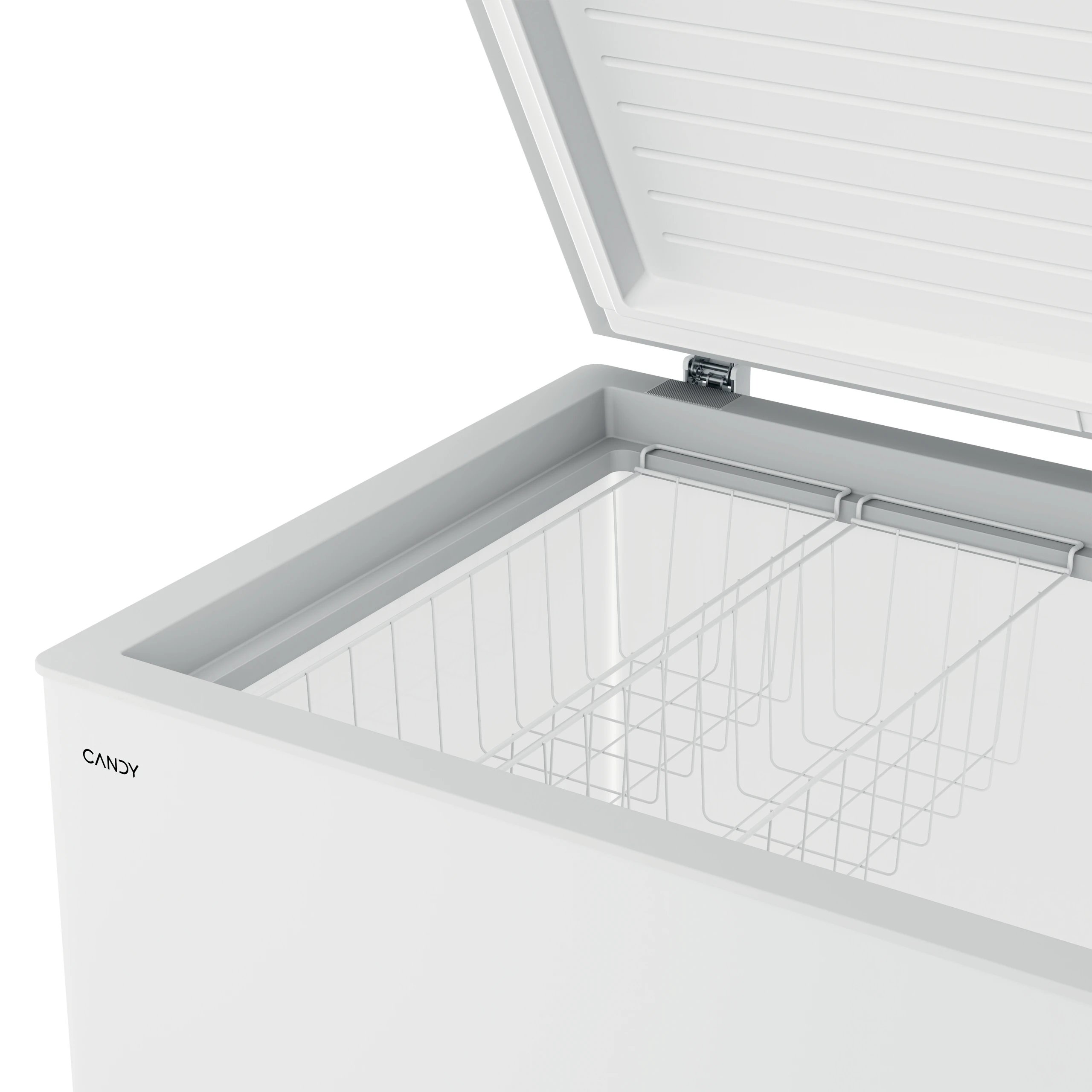 Congelador arcón 132cm 72cm 419L Candy CNCHQ4S420EW Clase E  | Blanco