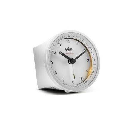 Braun bc 07 w-dcf radio alarm clock white