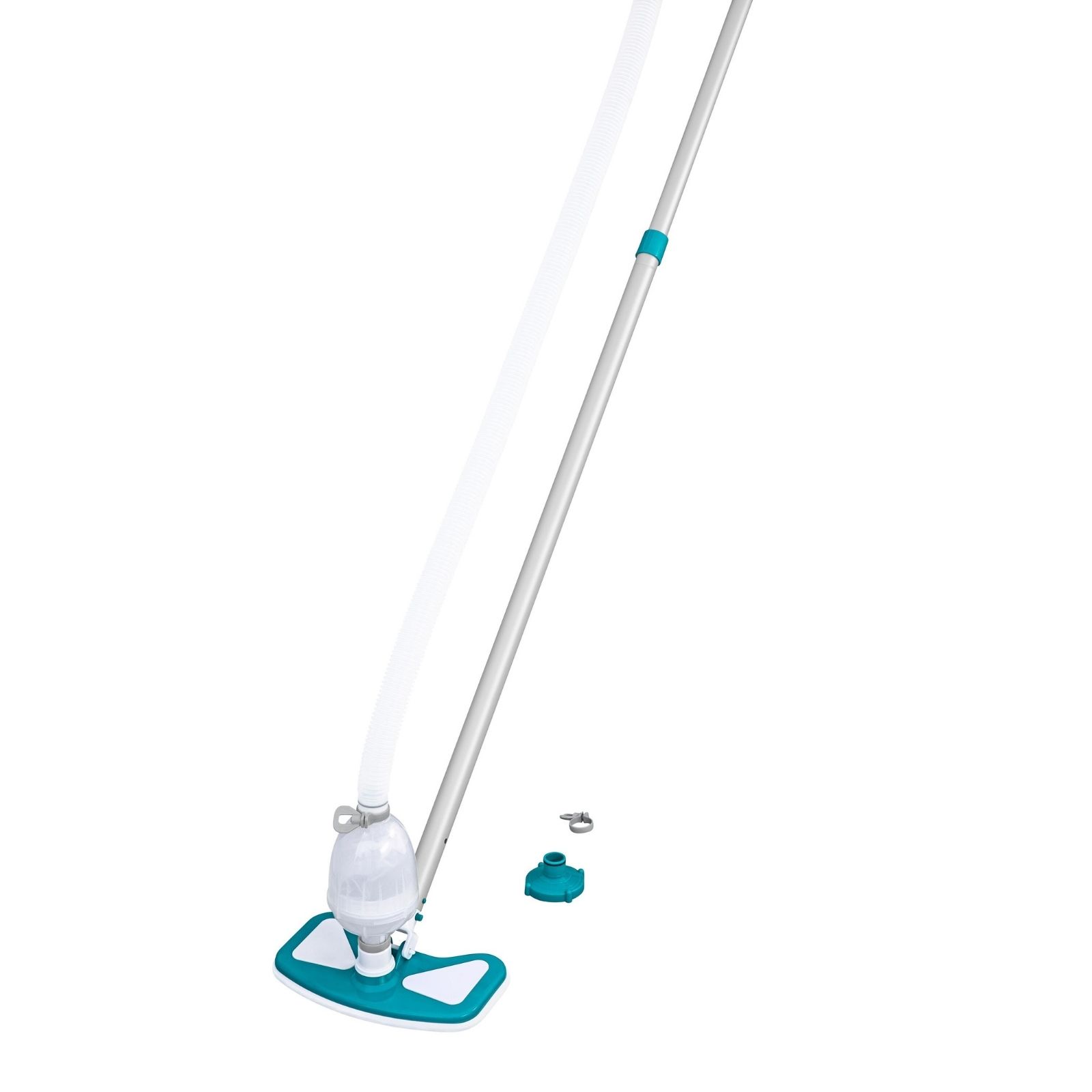Bestway Kit Mantenimiento Piscinas Aquaclean, Pértiga 279 Cm, Recogehojas