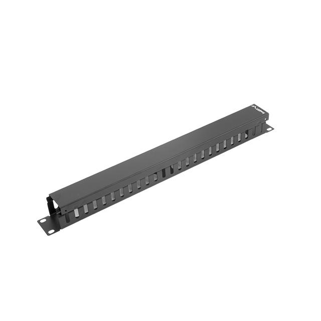ORGANIZADOR DE CABLES LANBERG AK-1201-B - 19'/48.26CM - TIPO A - 1U - NEGRO