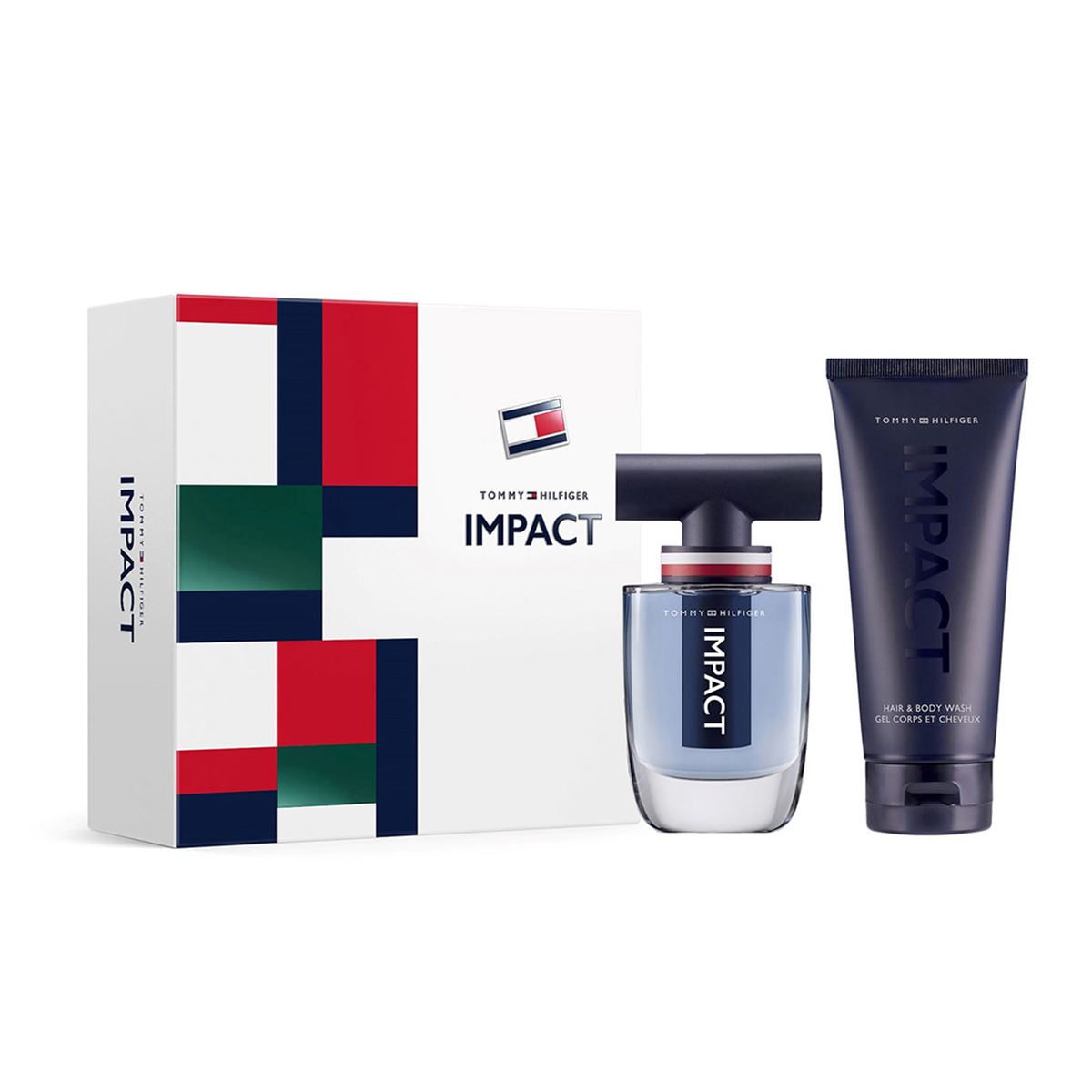TOMMY HILFIGER Set Impact: EDT 100 ml + Hair & Body Wash 100 ml