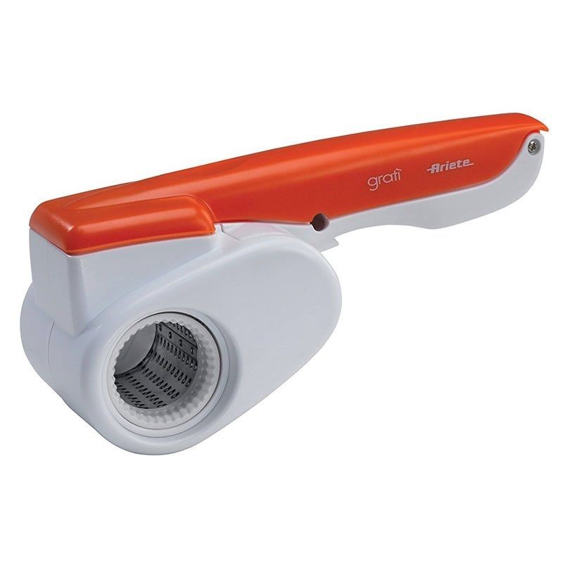 Ariete 440 cortador de verduras en espiral o rallador eléctrico Naranja, Blanco