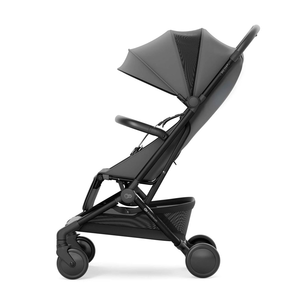 KINDERKRAFT Silla de paseo para avión PILOT 2, plegado compacto de kinderkraft