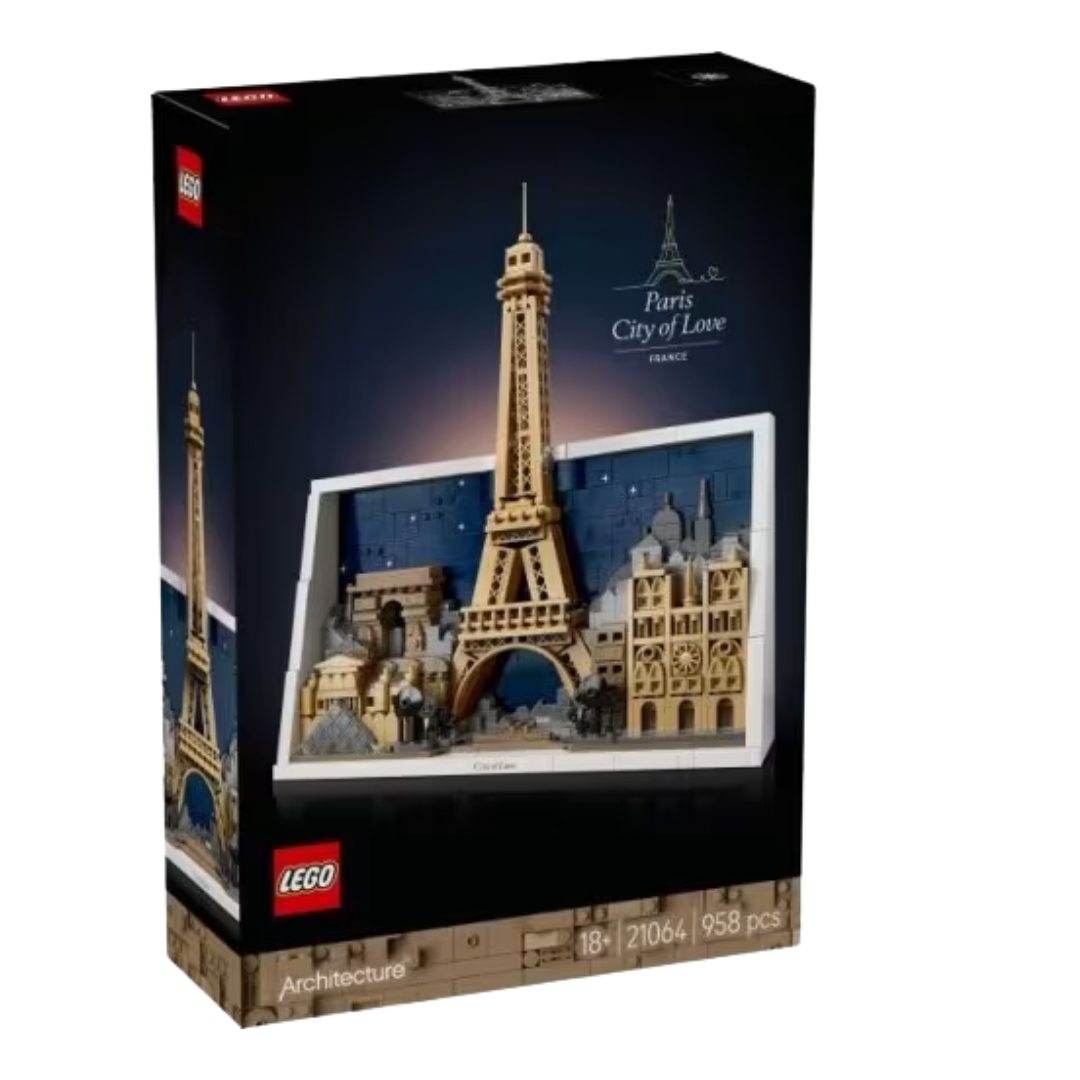 LEGO ARCHITECTURE: PARÍS - CIUDAD DEL AMOR, 21064, TIENDA CON LICENCIA OFICIAL, ENVIO EN 24-48 HORAS EN PENÍNSULA, JUGUETES, PELÍCULA, LADRILLOS, BRICKS, PIEZAS, BLOQUES