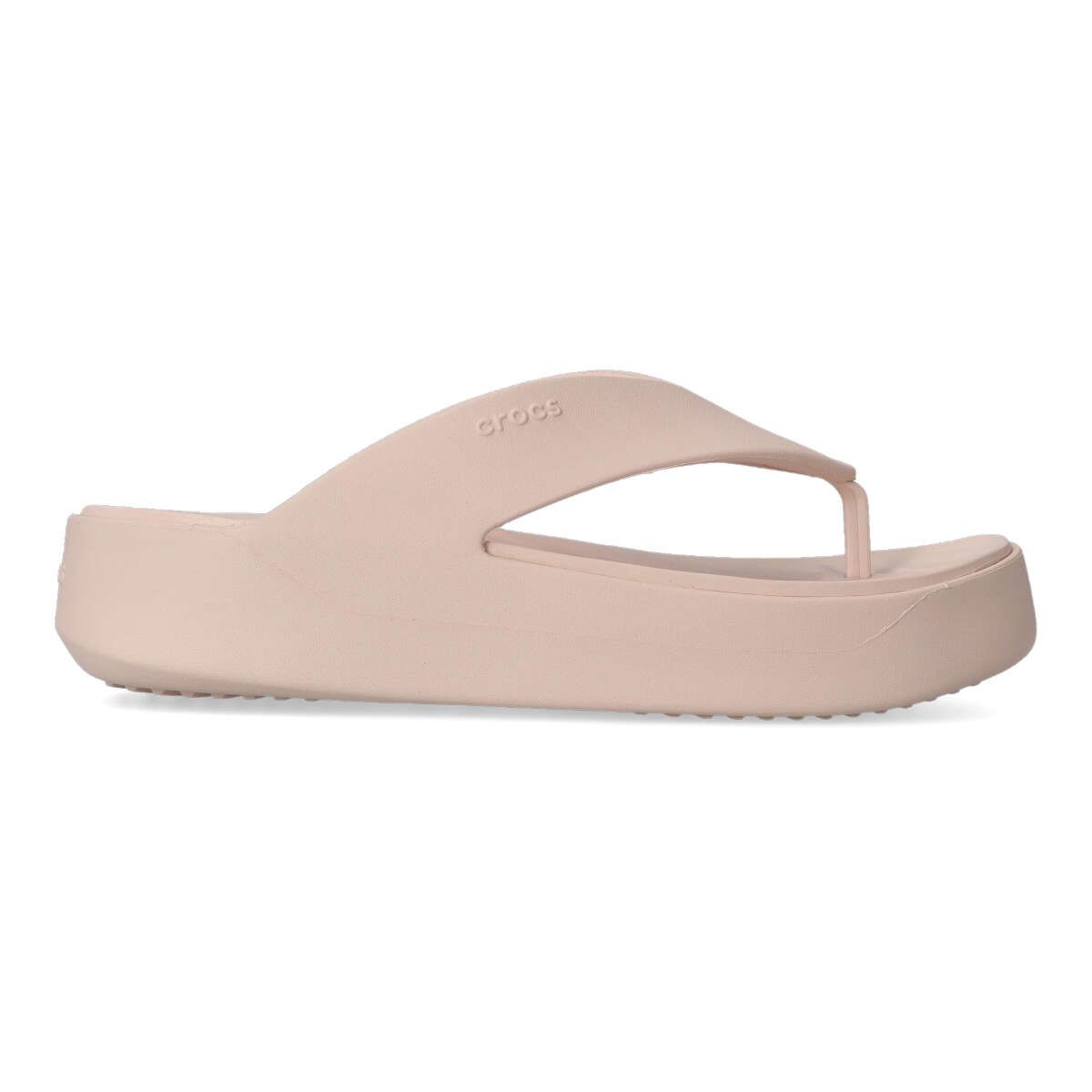 Crocs - Sandalias esclava plataforma Getaway para mujer con tecnología Free Feel™ y Croslite™ integrado, altura 4 cm, color negro