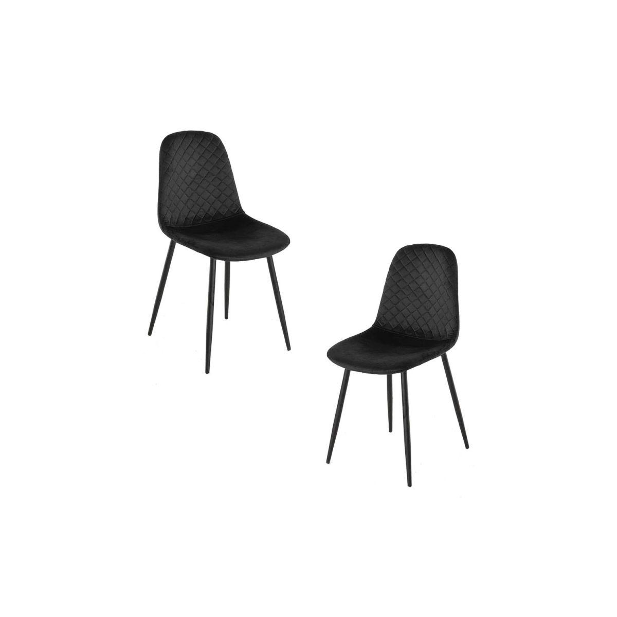 Regalos Miguel - Packs Sillas Comedor - Pack 2 Sillas Boide - Negro