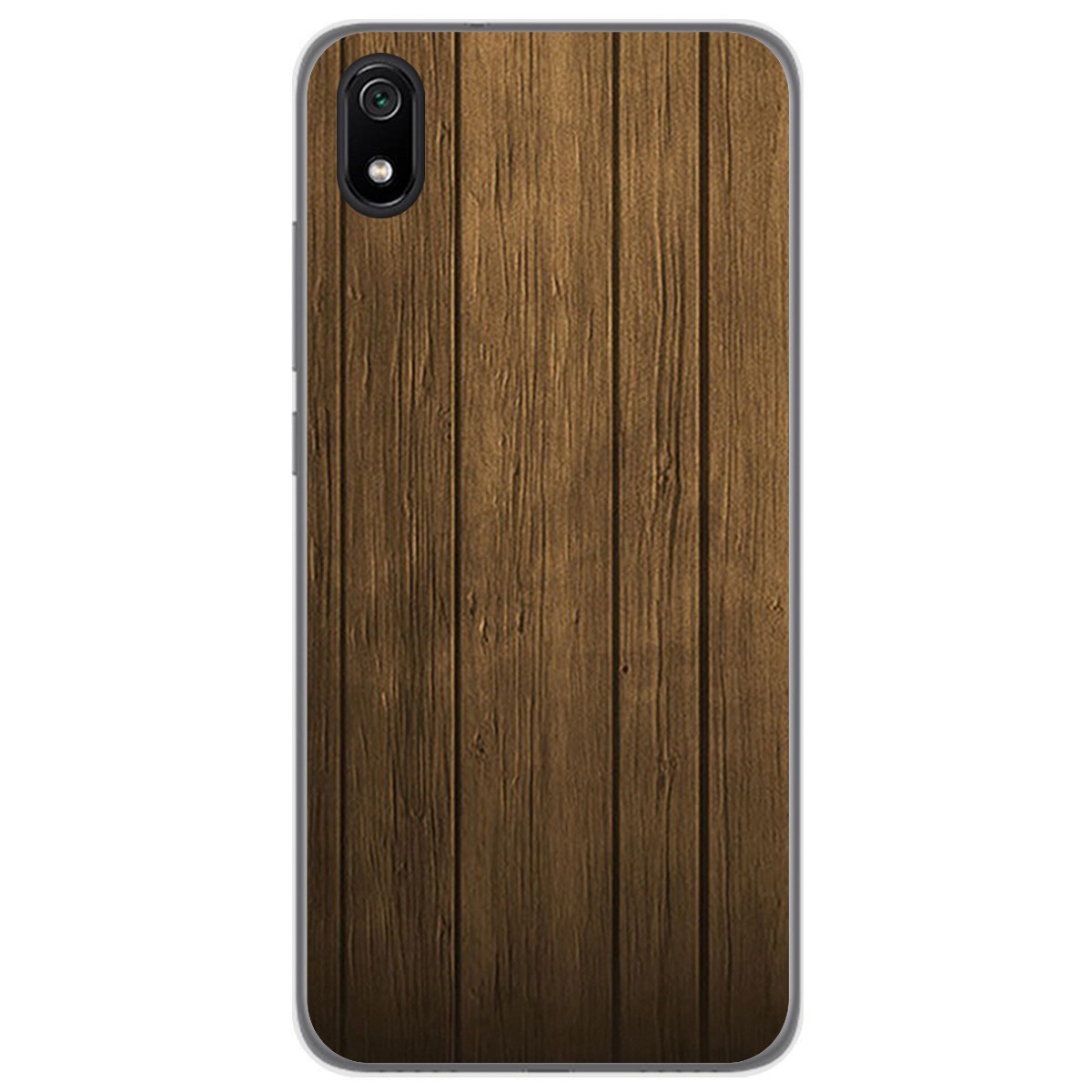 Tumundosmartphone Funda Gel Tpu para Xiaomi Redmi 7A diseño Madera Dibujos