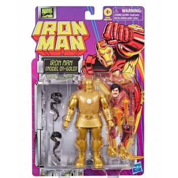 Figura Legends Series Iron Man Modelo 01 Gold