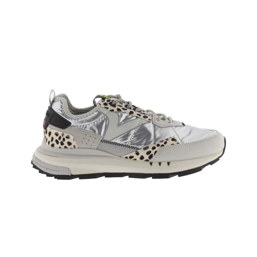 Victoria 1985 WING EVO Zapatillas deportivas metalizadas con piezas de serraje y animal print 8811103