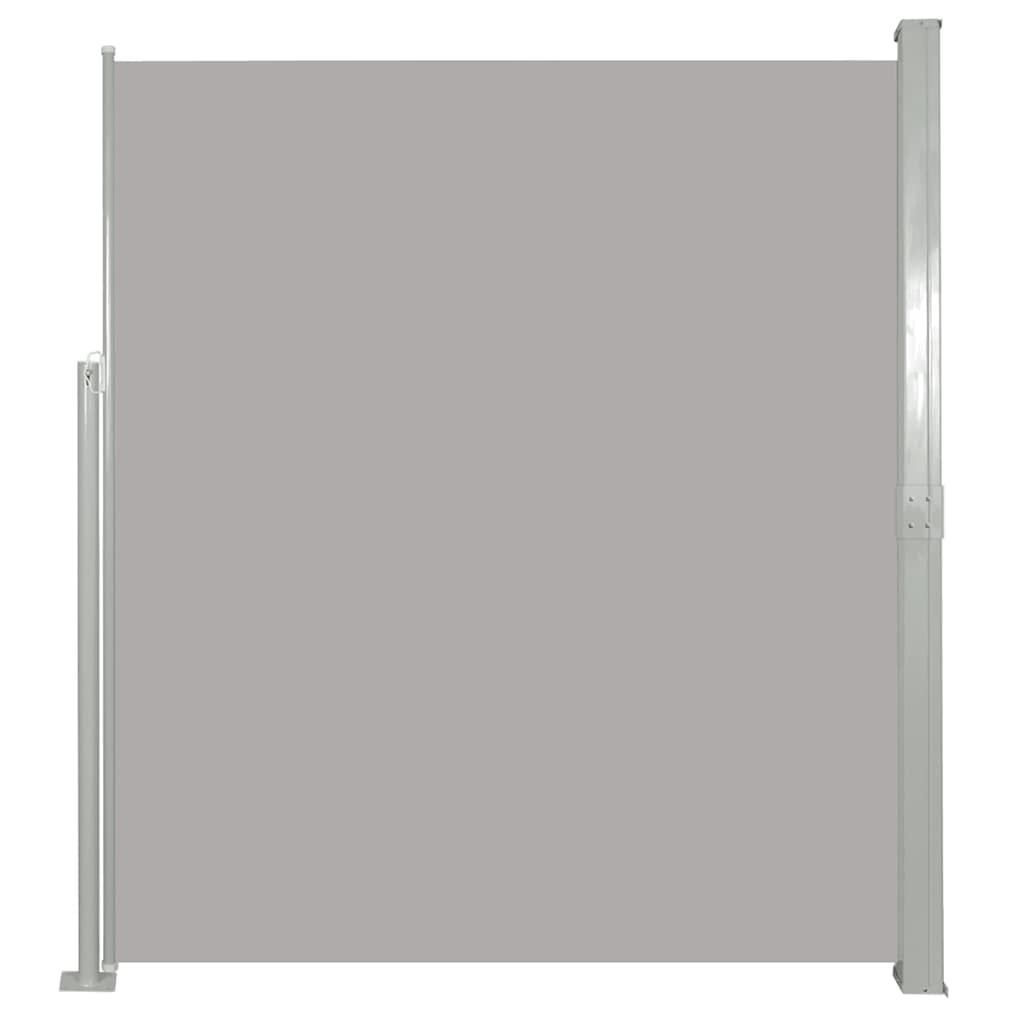 vidaXL Toldo lateral retráctil 160x500 cm gris