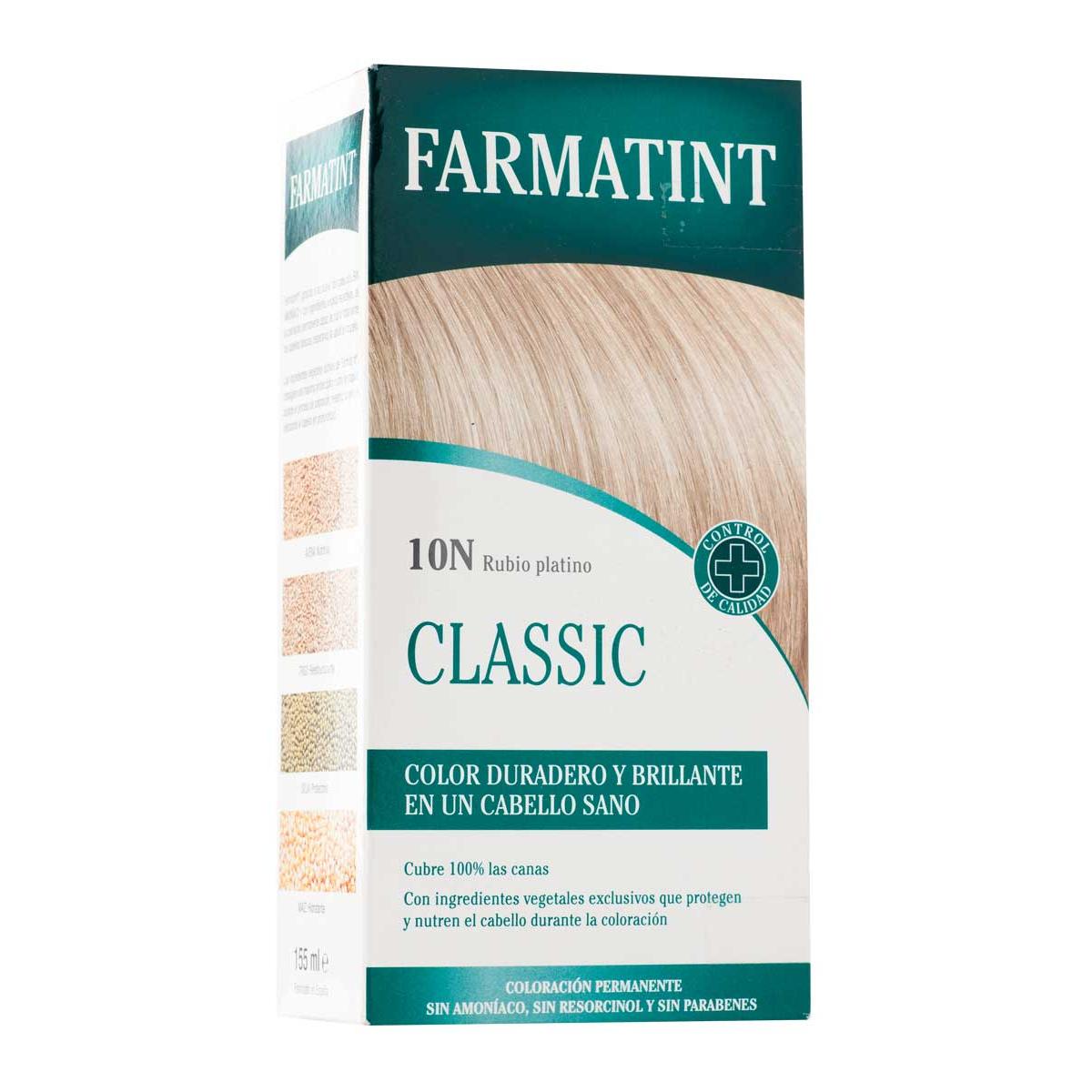Farmatint 10 n rubio platino 135 ml