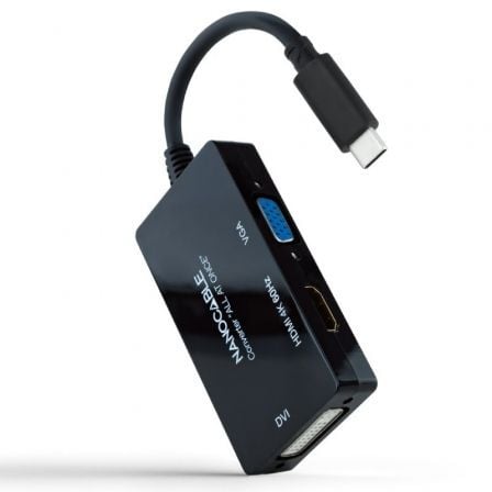Cable Alargador USB 3.0 Nanocable 10.01.0313/ USB Macho - USB Hembra/ 15m/  Negro