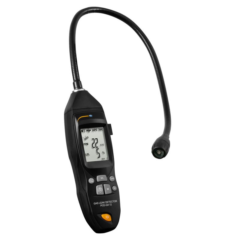 PCE-GA 12 Detector de Fugas con Conexión Bluetooth y LED de 503 Nm / 570 Nm / 620 Nm | PCE Instruments