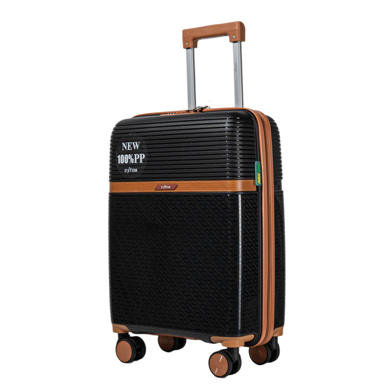 S7 STAR Maletas Grande De Viaje 28 Inch, Equipaje facturable (capacidad 23kg),Medidas 76*49*30cm,Material POLIPROPILENO, Ligera y Resistente, Equipaje con 4 Ruedas giratorias 360º y Cerradura de Combinación.maletas de cabina,Maletas de viajes