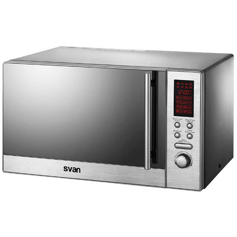Microondas de sobremesa Svan SVMW823GDX 23L 800W con grill inox
