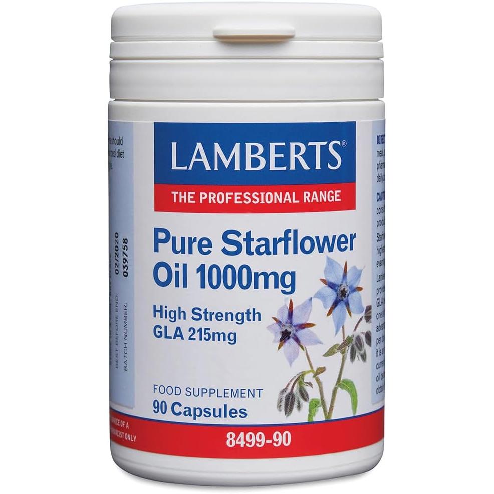 Lamberts Aceite de Borraja 1000 mg - 90 Cápsulas