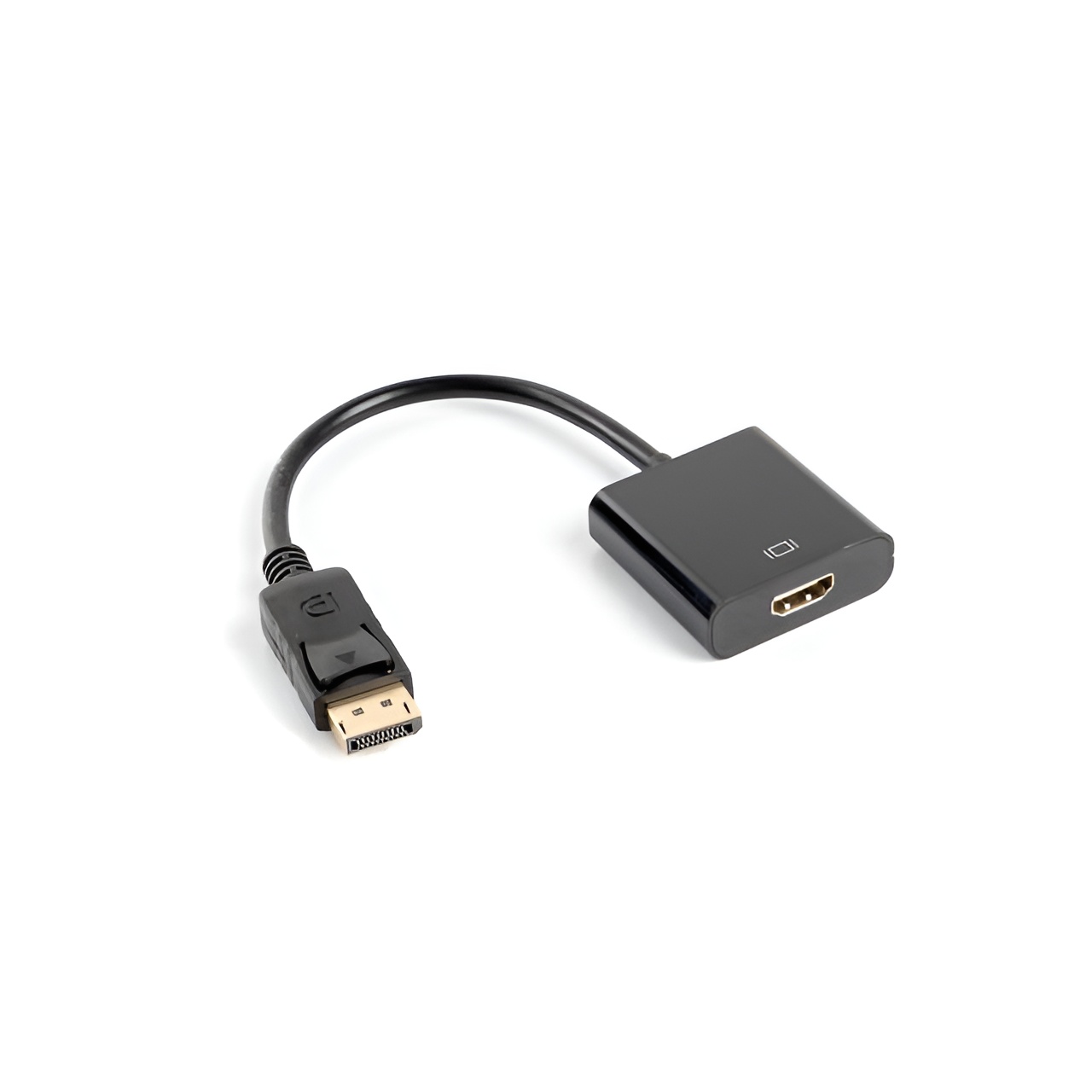 ADAPTADOR DISPLAYPORT MACHO A HDMI HEMBRA AD-0009-BK - RESOLUCIN HASTA 1920X1200 - CABLE 20CM LANBERG