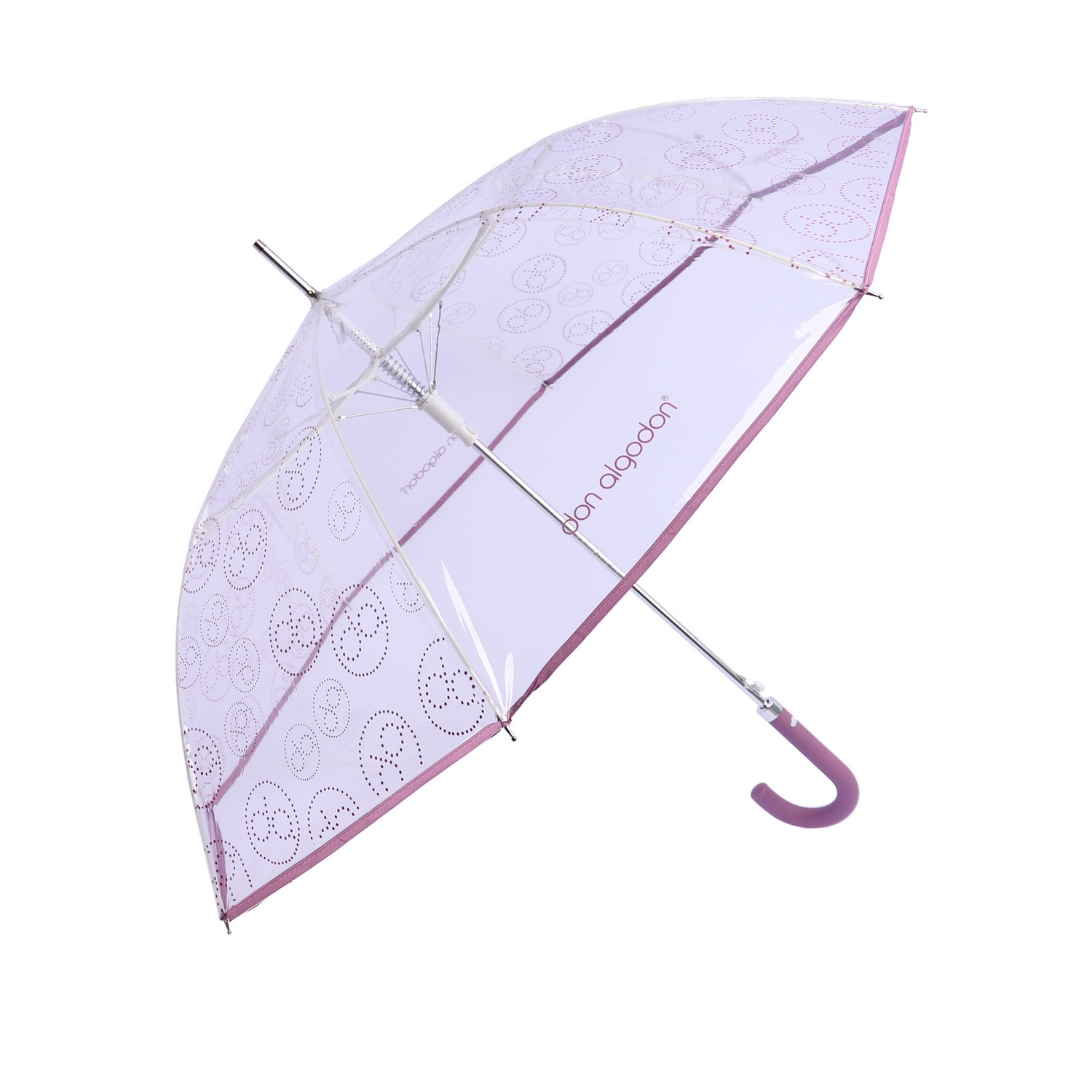 Paraguas transparente largo automático para mujer Don Algodon Lucila