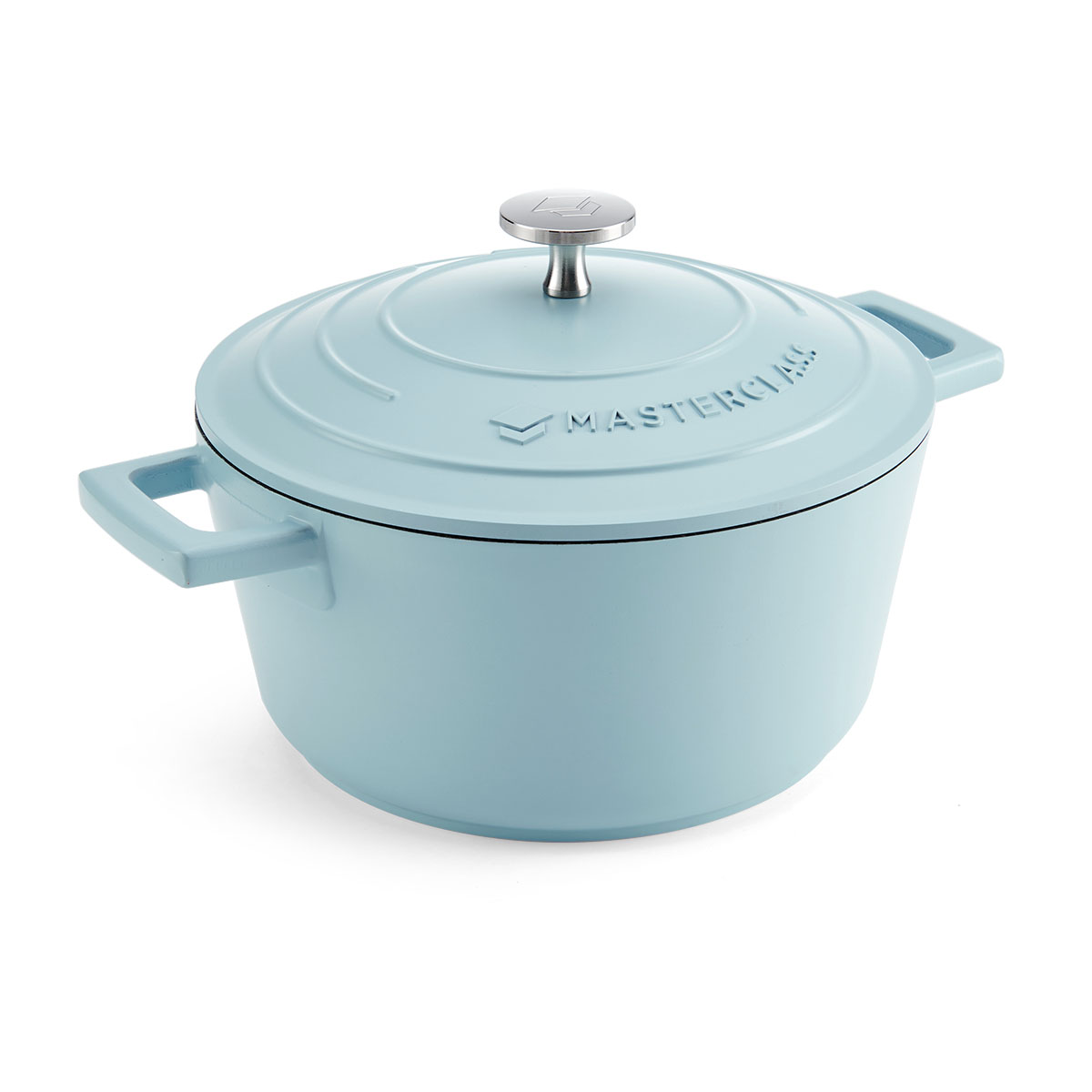 Masterclass sky blue cast aluminum casserole dish, 2.5l