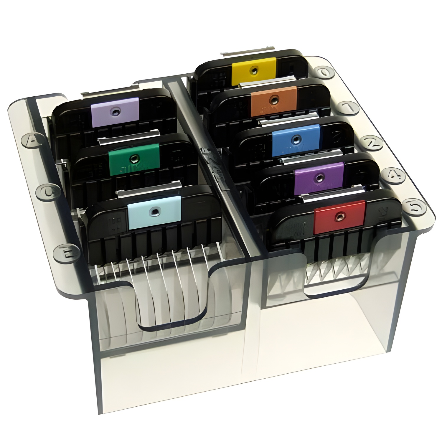 Recalces metálicos Wahl WAHL PACK 8 RECALCES METÁLICOS COLORES