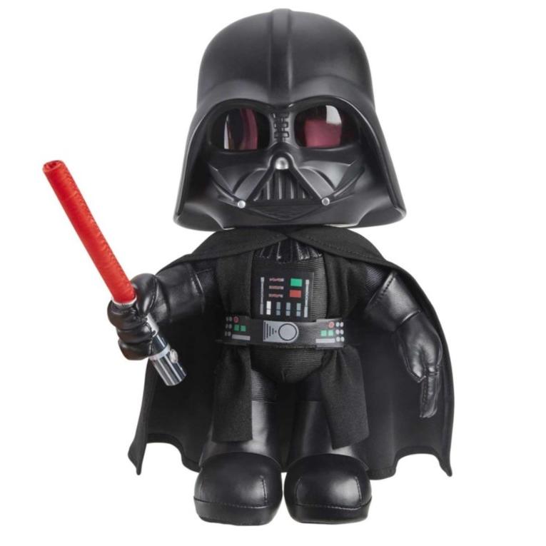 Mattel Peluche Darth Vader Disney Star Wars con Voz y Sable Luz