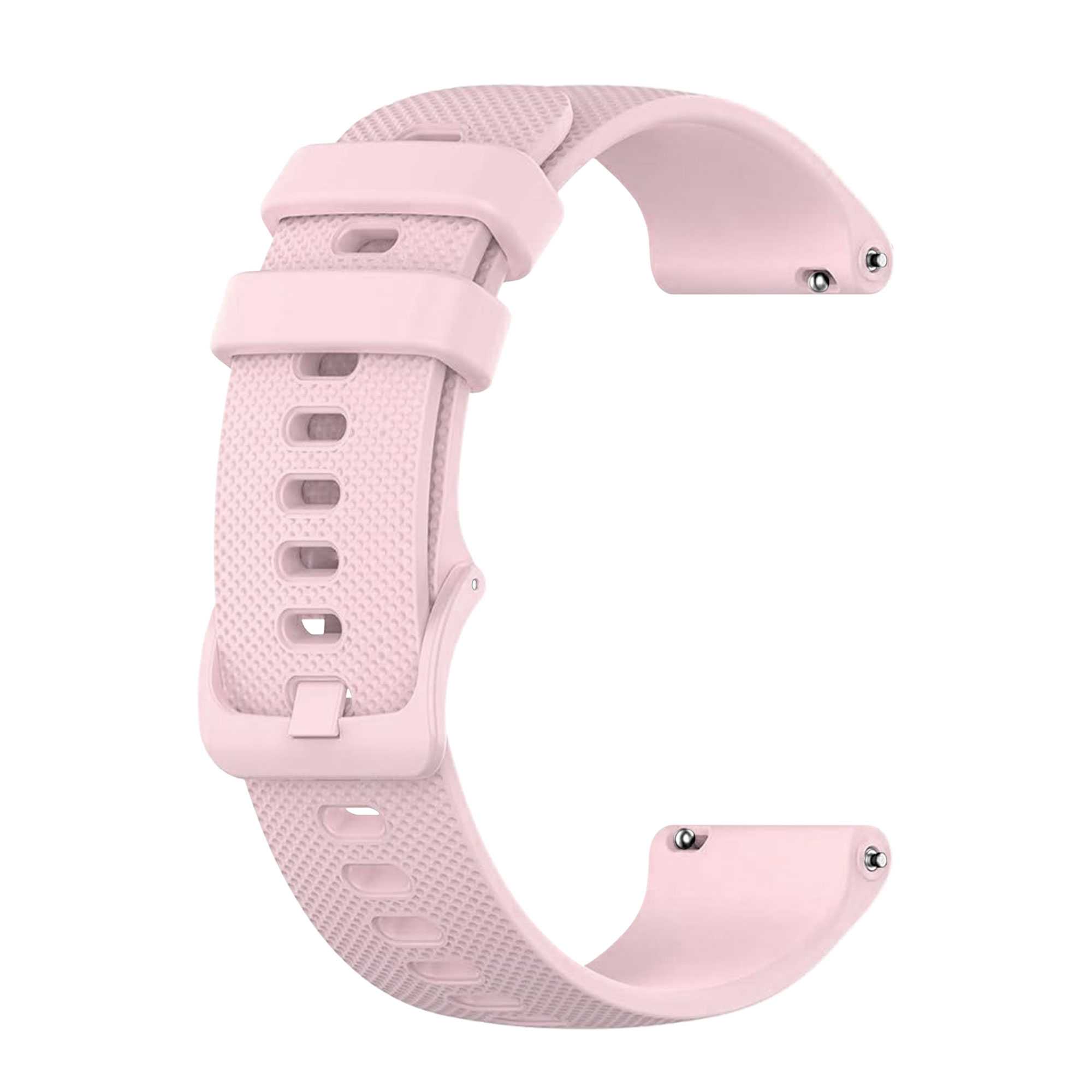 Ociodual Correa Reloj de Silicona Color Rosa de 20mm, Repuesto para Reloj Inteligente y Tradicional Universal, Liberación Rápida