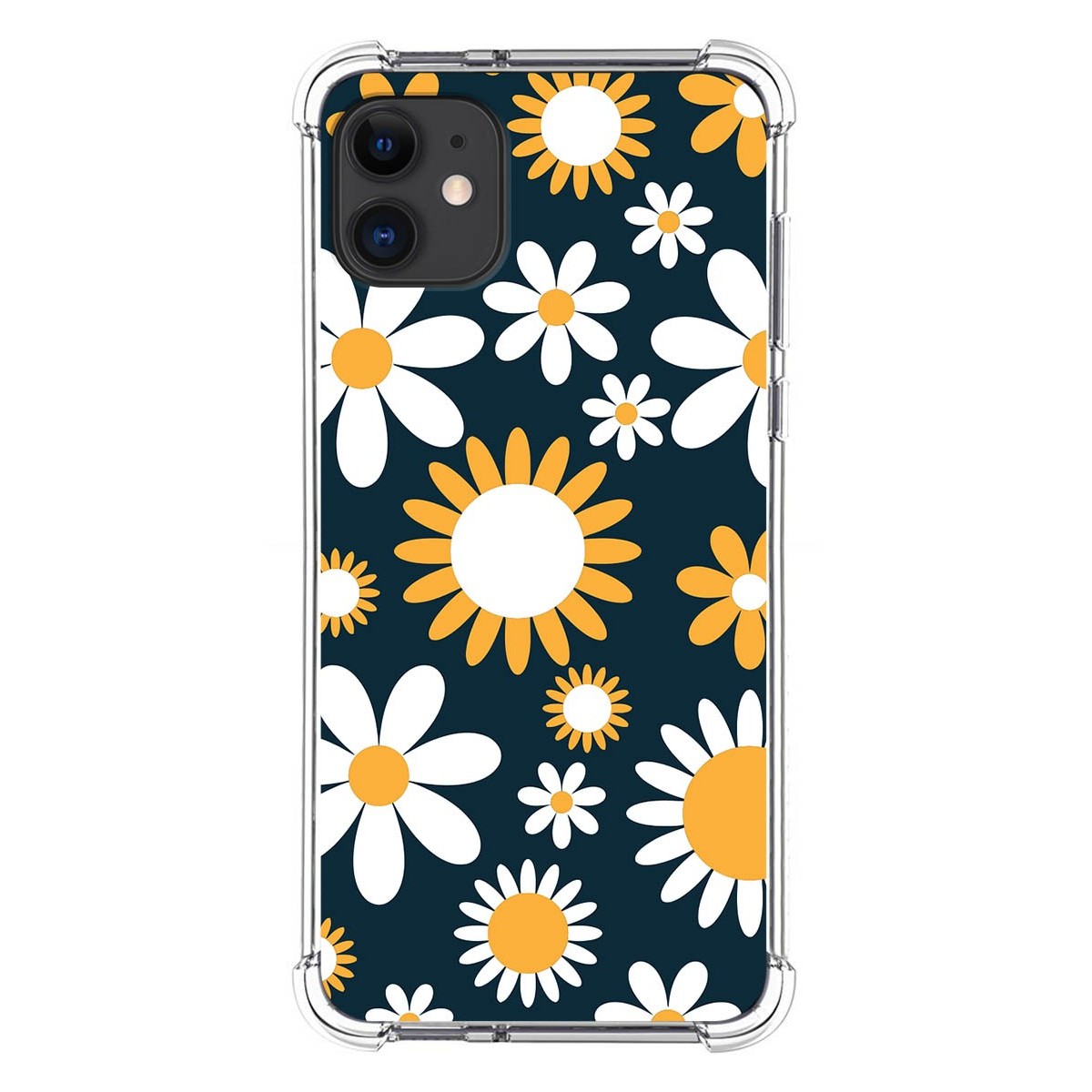 Funda Silicona Antigolpes para Iphone 11 (6.1) diseño Flores 08 Dibujos