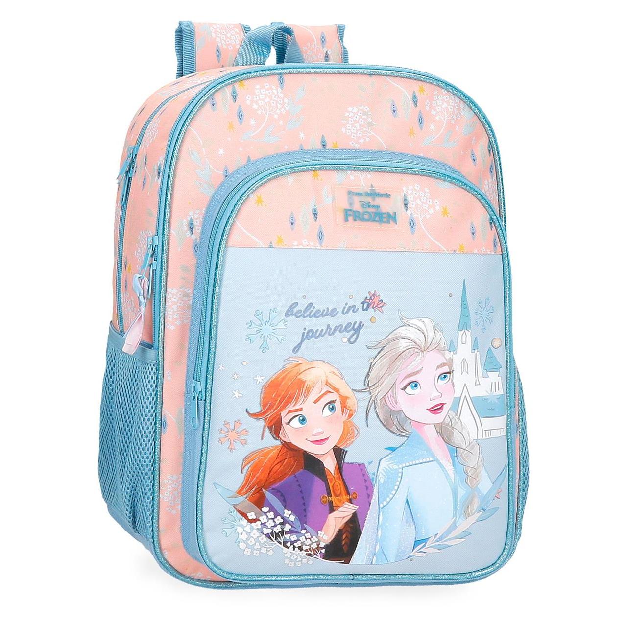 Disney Mochila Escolar Poliéster Believe In The Journey Azul