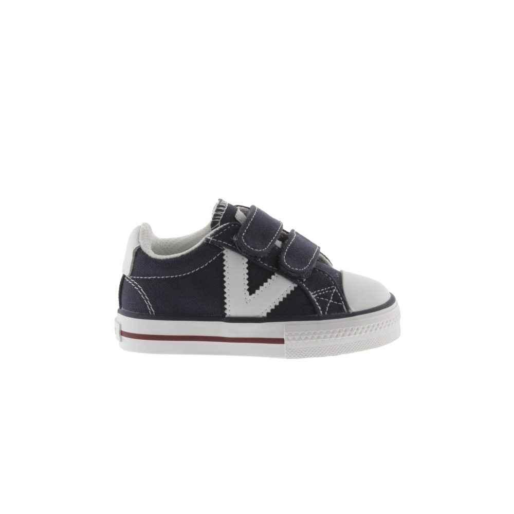 Victoria Tribu Zapatillas de lona con logotipo en contraste y tiras adherentes 1065163