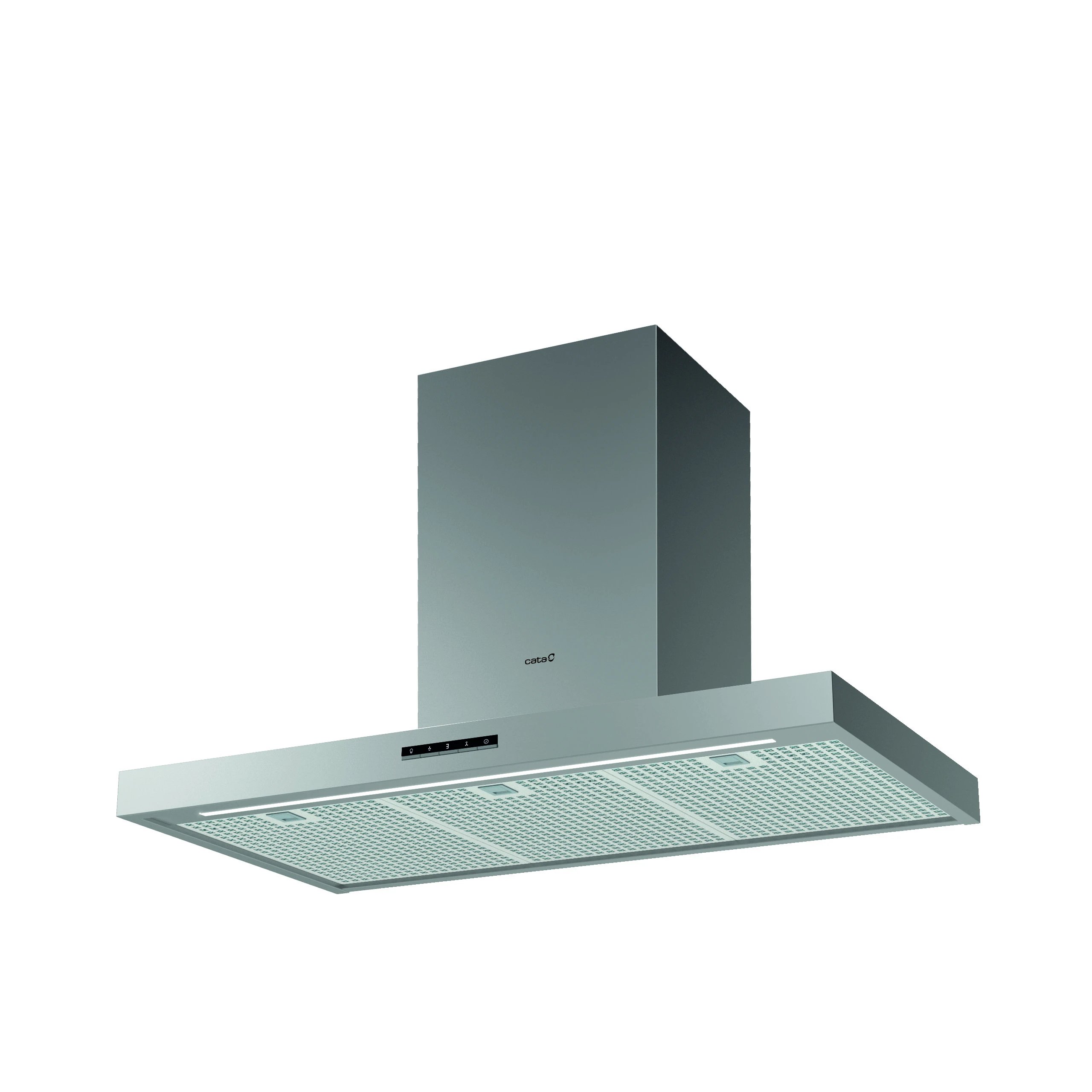 Campana Decorativa T Invertida CATA LEGEND 9010 X 90cm 648m³/h Clase A Inox  | 40dB, Niveles Extracción 5