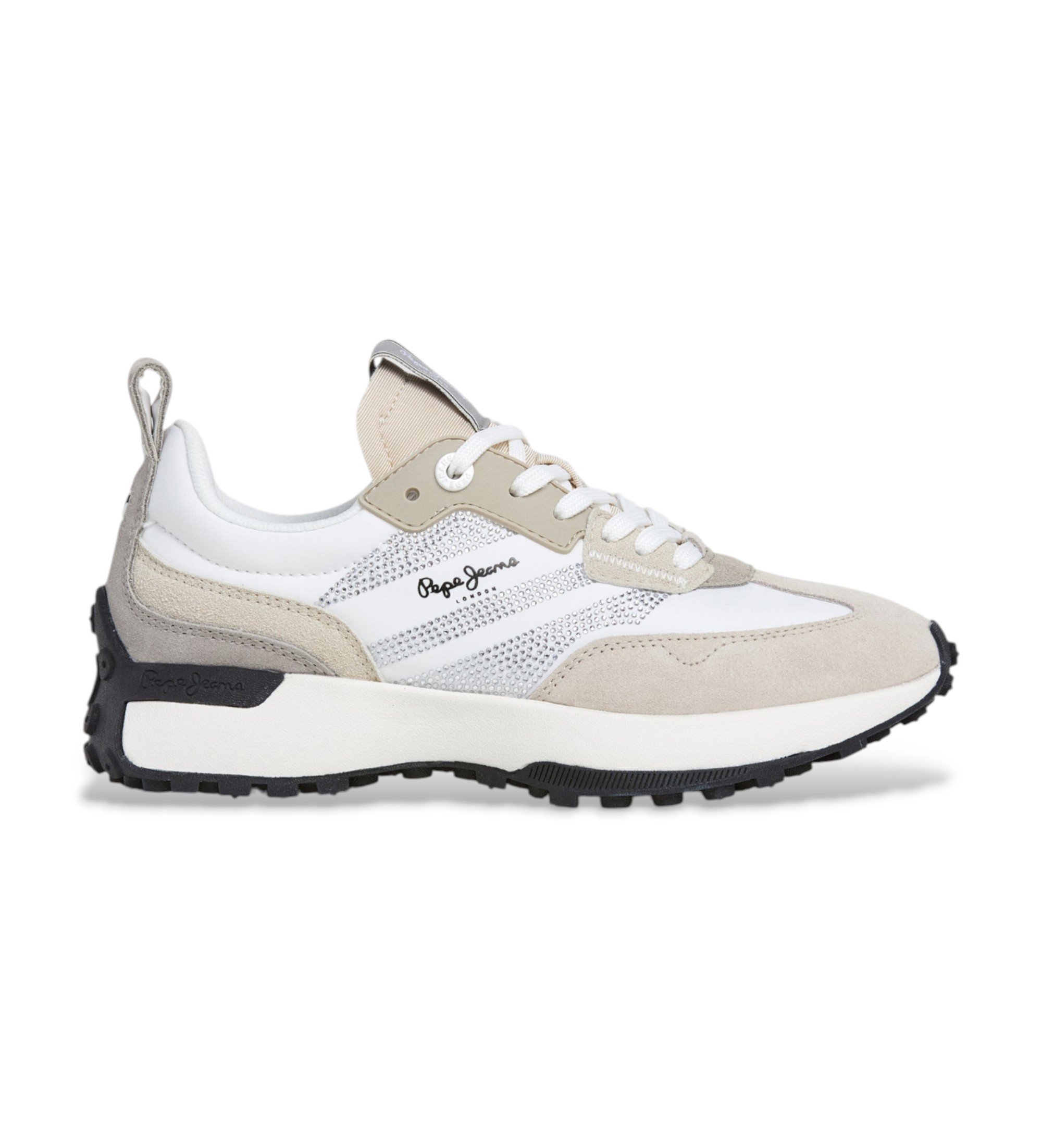 Pepe Jeans | Mujer | Zapatillas de Piel Lucky Party blanco