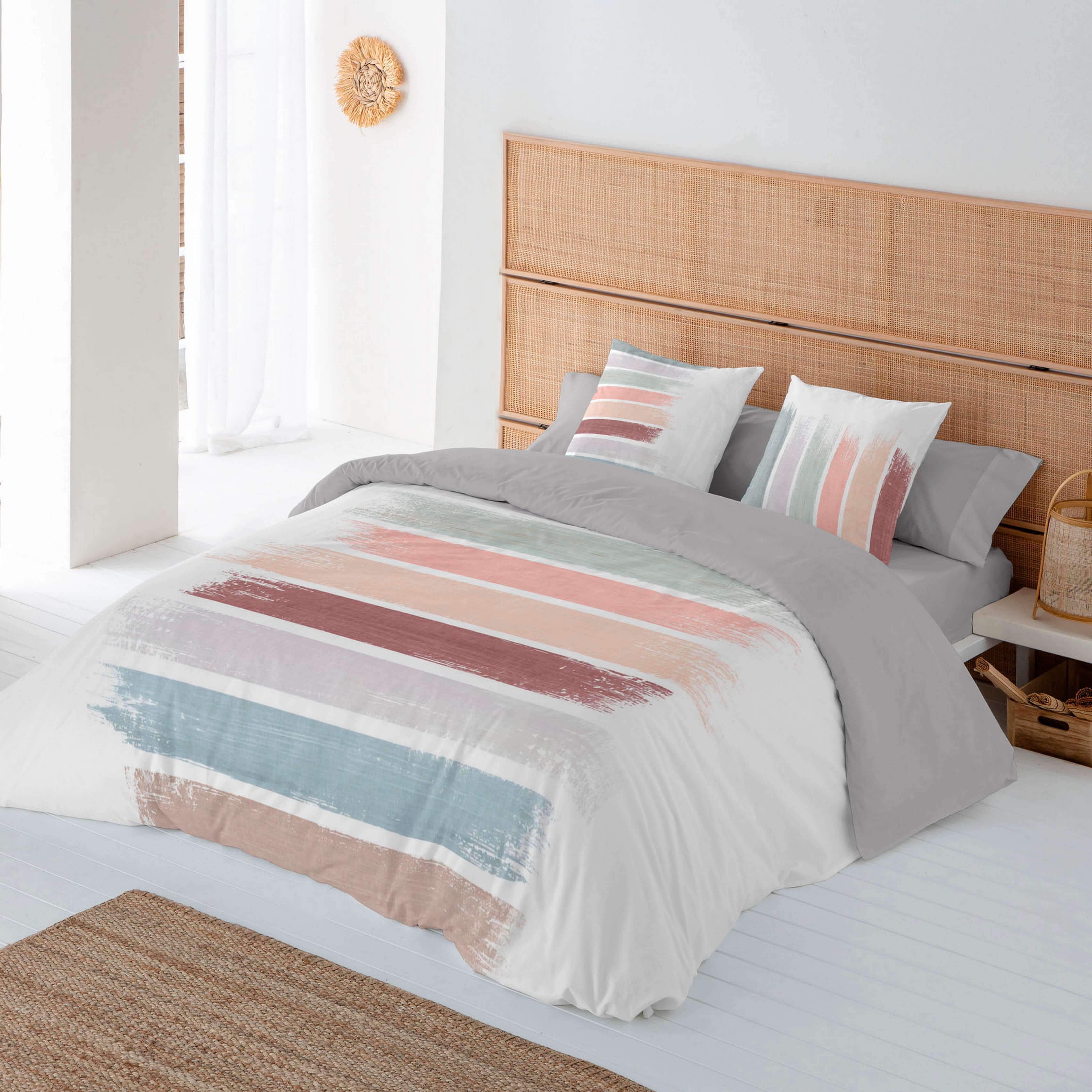 ICEHOME - Funda Nórdica Estampada 100% Algodón Extrasuave - Juego de Cama 2/3 Piezas Funda de Edredón y 1 o 2 Fundas de Almohada - Cama 90/135/150/180 - Fabricado en España