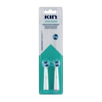 Kin Cepillo Dental Eléctrico Recambio Limpieza Total 2 U