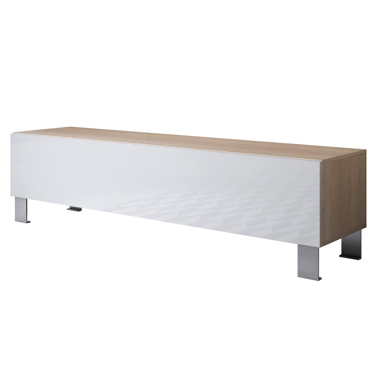 MB Muebles Bonitos - Mueble TV, Ancho 160cm, Colgante, Patas 2cm o 12cm, Más Colores, Modelo Luke H2